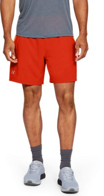 orange under armour shorts