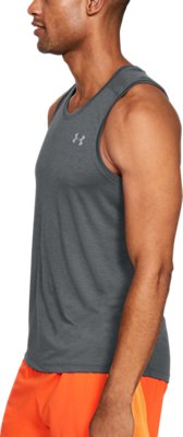 men's ua streaker singlet