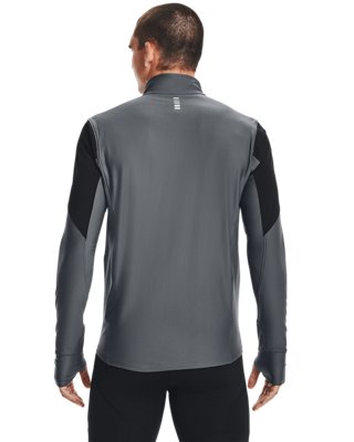 Playera UA Qualifier de &frac12; cierre para hombre, Black, pdpMainDesktop image number 1
