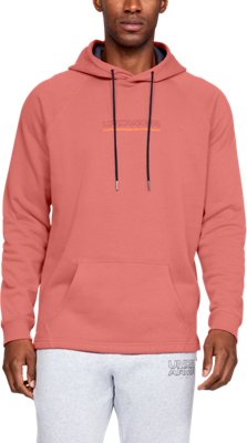 mens pink under armour hoodie