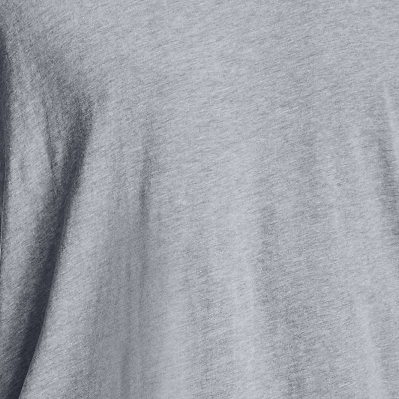 T-shirt à manches courtes Under Armour Sportstyle Left Chest pour homme Acier Light Heather / Noir XS