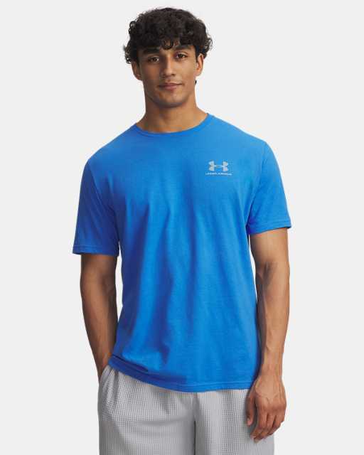 Haut à manches courtes avec logo sur le côté gauche UA pour homme Haut à manches courtes avec logo sur le côté gauche UA pour homme
