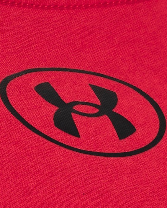 Herren UA Sportstyle Left Chest Oberteil, kurzärmlig, Red, pdpMainDesktop image number 3