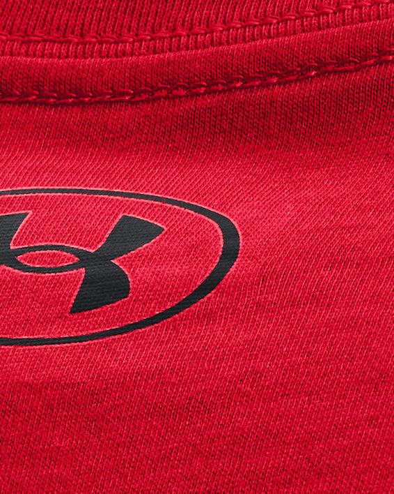 Men's UA Left Chest Logo Short Sleeve, Red, pdpMainDesktop image number 4