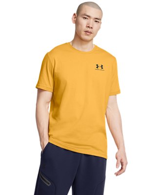 UA Left Chest Logo, Yellow, pdpMainDesktop image number 0