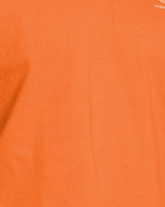 Men's UA Sportstyle Left Chest Short Sleeve Shirt, Orange, pdpMainDesktop image number 0