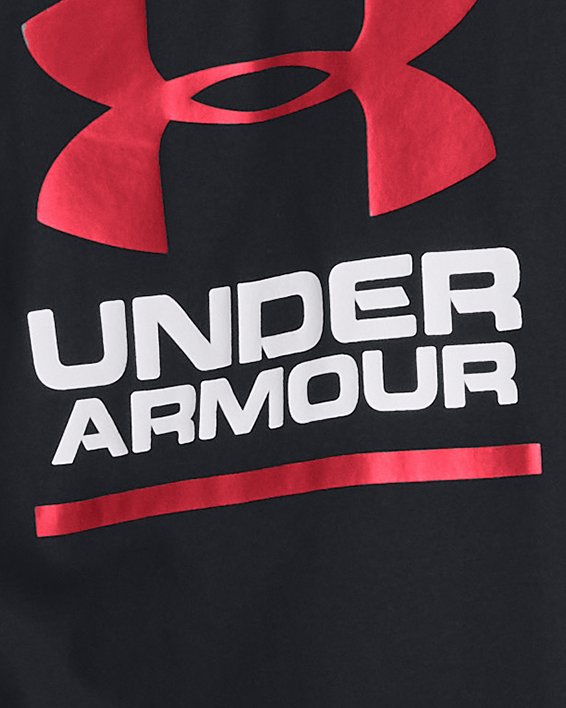 Under Armour Men's GL Foundation Short Sleeve T-Shirt - Black, 3xlt