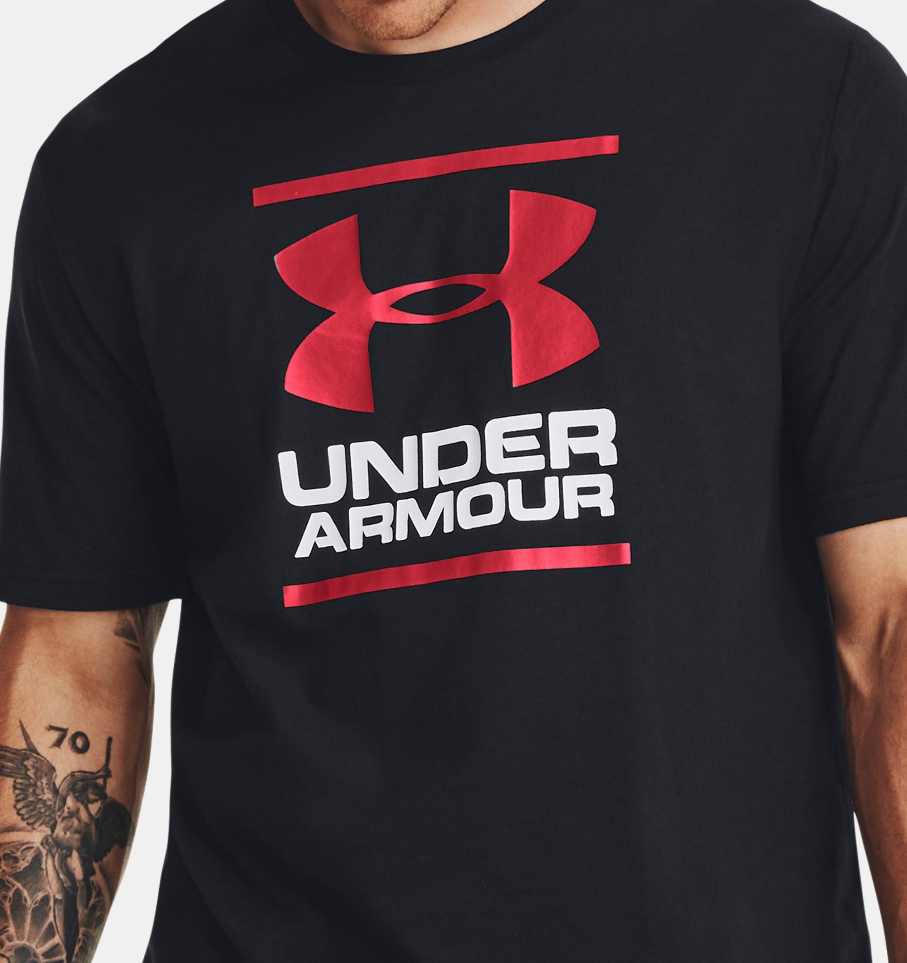 Grunge Clothing, Under Armour T-shirt da allenamento a maniche corte  stampata nera, Lbhc UK
