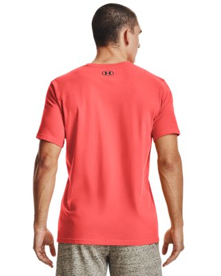 men's under armour orange shirt