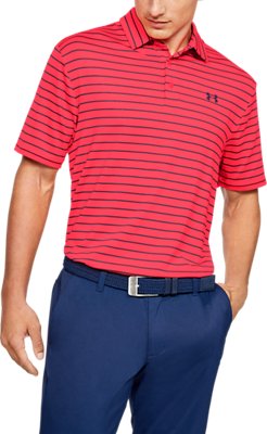 mens red under armour polo