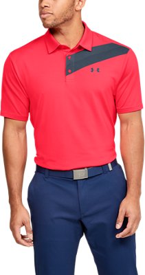 under armour red polo shirt