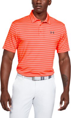 mens red under armour polo