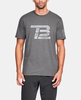 New Arrival Men's TB12 UA Vintage Logo T-Shirt 1 Color $34.99