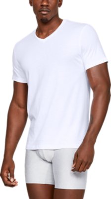 under armour charged cotton v neck undershirt