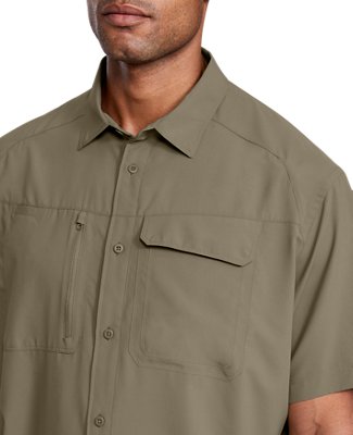 under armour short sleeve button up