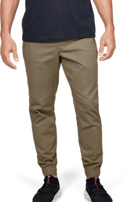 under armour chino joggers khaki