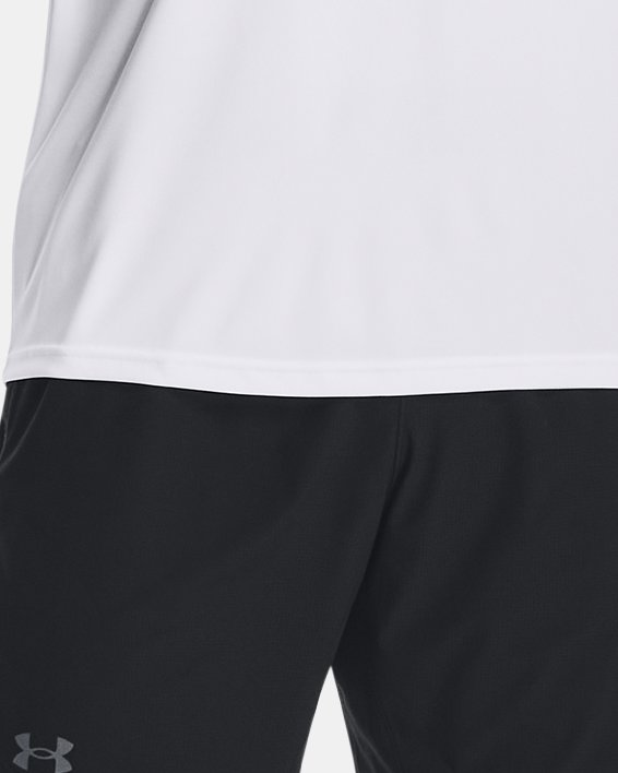Men's UA Velocity Short Sleeve in White image number 2
