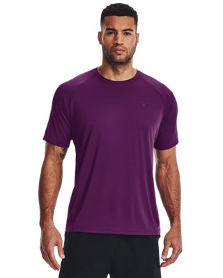 purple under armour shirt