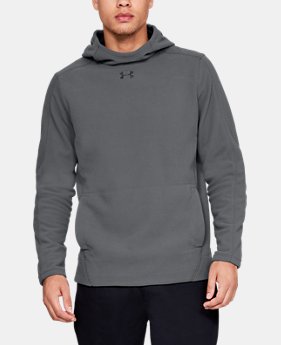 New Arrival Men's UA Zephyr Fleece Solid Hoodie 2 Colors Available $65