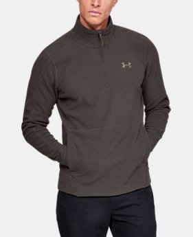 New Arrival Men's UA Zephyr Fleece Solid ¼ Zip 1 Color Available $65