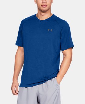 New Arrival Men's UA Tech™ V-Neck Short Sleeve FREE U.S. SHIPPING 1 Color Available $25