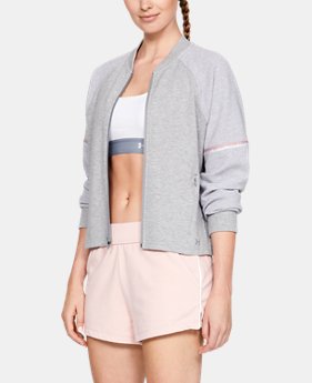 New Arrival Women's UA Unstoppable Double Knit Bomber Jacket 2 Colors Available $100