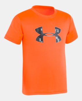 New Arrival Boys' Toddler UA Wordmark Big Logo T-Shirt 1 Color $18