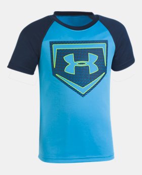 New Arrival Boys' Pre-School UA Sync Home Plate T-Shirt 2 Colors $20