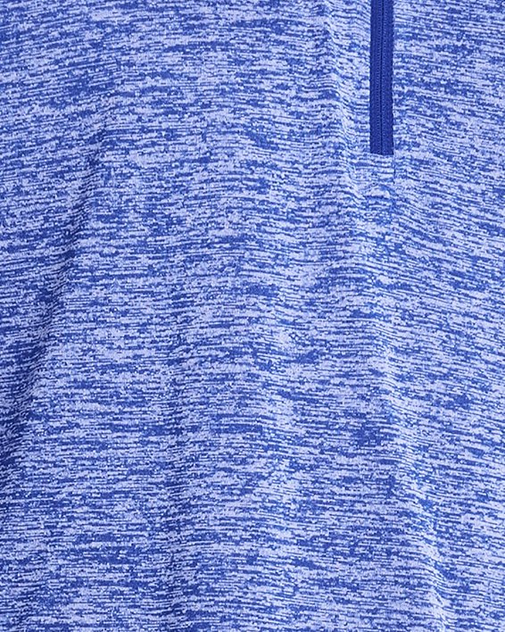 Men's UA Tech™ ½ Zip Long Sleeve, Blue, pdpMainDesktop image number 1