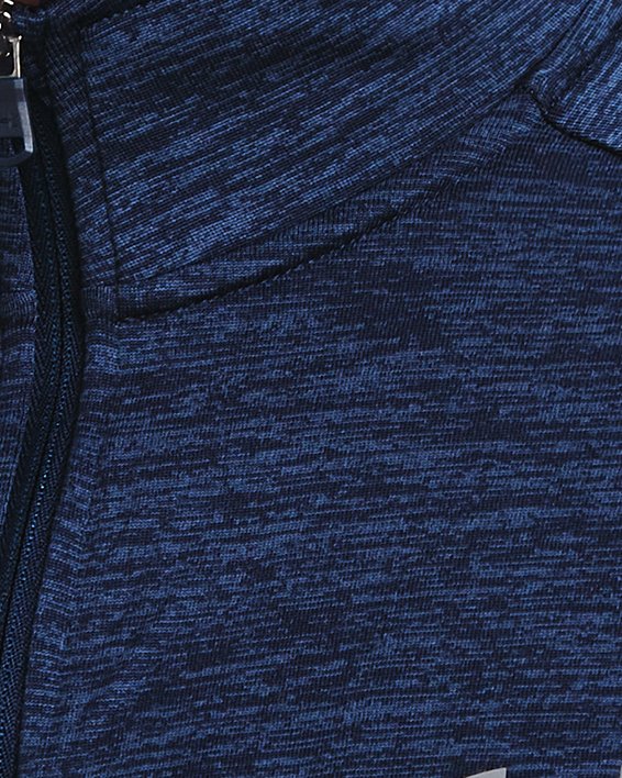Men's UA Tech™ ½ Zip Long Sleeve in Blue image number 3