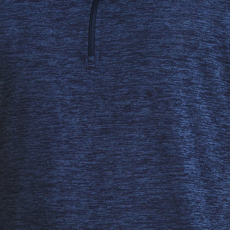 Herren Under Armour Tech™ Shirt mit ½-Zip, langärmlig Academy / Stahl XS