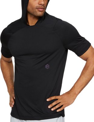 under armour men's short sleeve hoodie