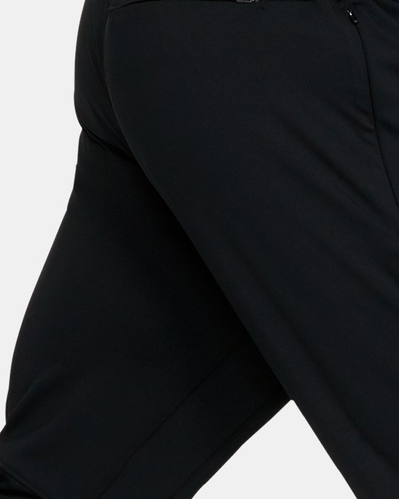 Men's UA RUSH™ Fitted Pants, Black, pdpMainDesktop image number 1