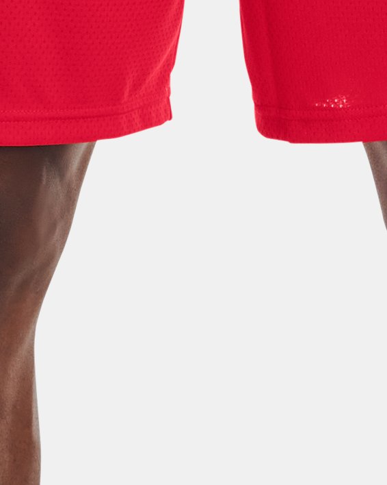 Herren UA Tech™ Shorts aus Mesh, Red, pdpMainDesktop image number 0