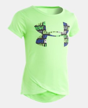 Girls' Toddler UA Big Logo Cross Over T-Shirt $26