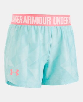 Girls' Pre-School UA Tri-Fold Play Up Shorts 2 Colors Available $20