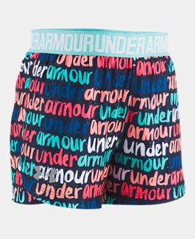 Girls' Pre-School UA Brushmark Play Up Shorts 1 Color Available $20
