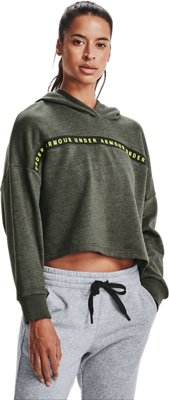 under armour hoodie green women