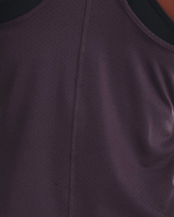 เสื้อกล้าม HeatGear® Armour Racer สำหรับผู้หญิง in Purple image number 1