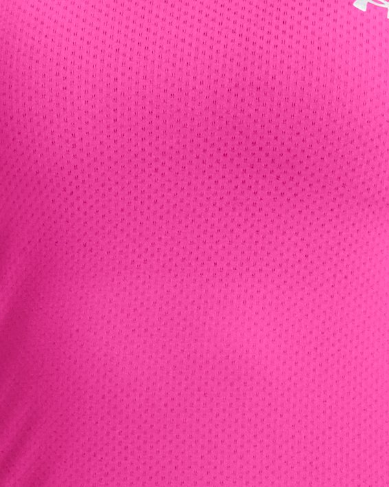 Women's HeatGear® Armour Racer Tank in Pink image number 0