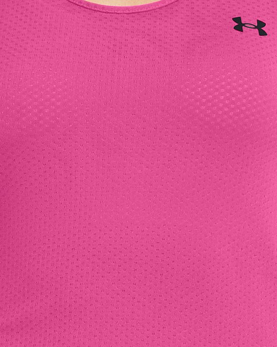 Women's HeatGear® Armour Racer Tank, Pink, pdpMainDesktop image number 0