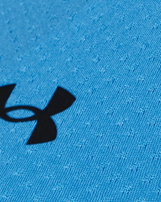 Damesshirt HeatGear® Armour met korte mouwen, Blue, pdpMainDesktop image number 2