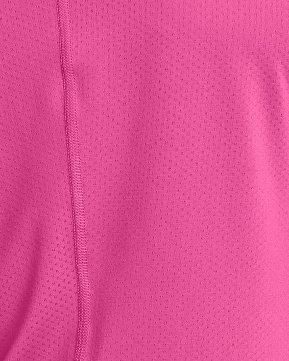 Damesshirt HeatGear® Armour met korte mouwen, Pink, pdpMainDesktop image number 1
