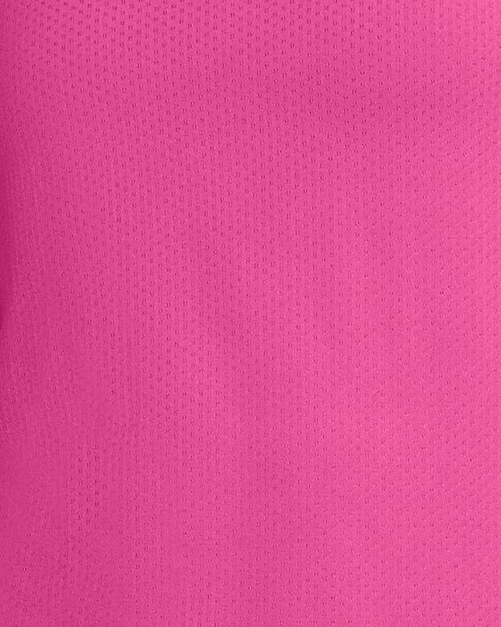 Damen HeatGear® Armour Kurzarm-Oberteil, Pink, pdpMainDesktop image number 0