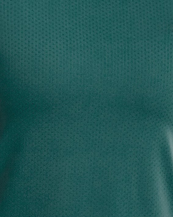 女士HeatGear® Armour短袖T恤 in Green image number 0