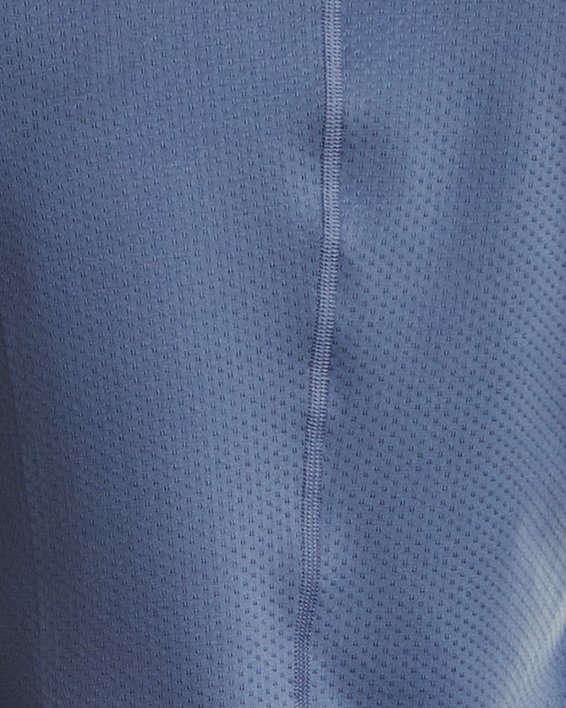 Women's HeatGear® Armour Long Sleeve, Blue, pdpMainDesktop image number 1