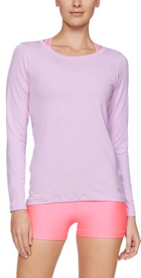 purple under armour long sleeve shirt