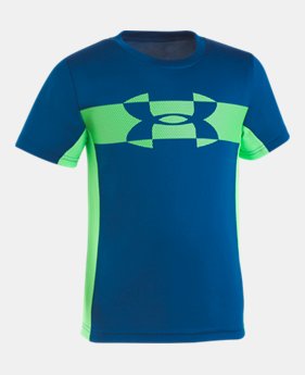 Boys' Toddler UA Mesh Logo Tech T-Shirt 3 Colors Available $25