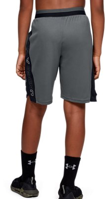 boys grey under armour shorts