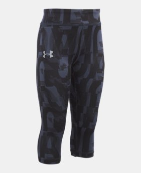 Girls' Toddler UA Jumbo Linear Wordmark Capri 1 Color $27